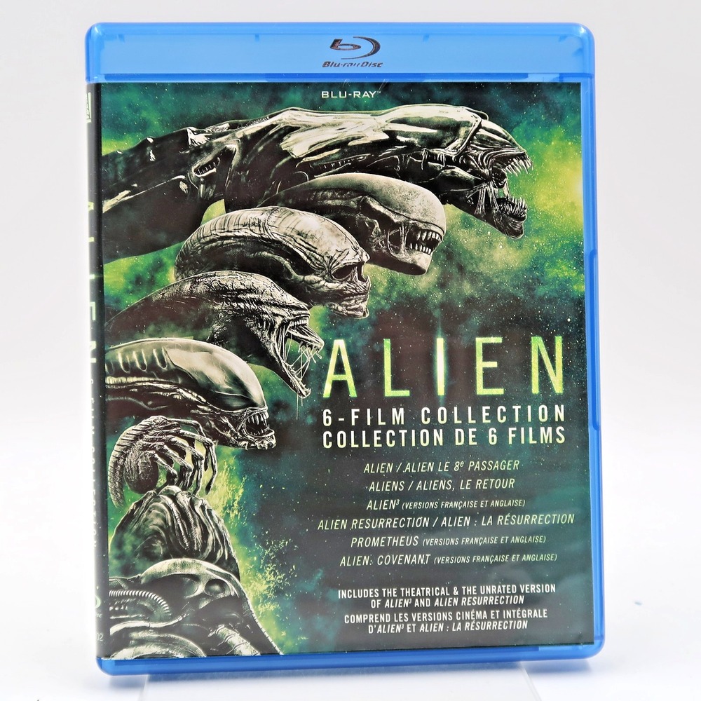Alien 6-Film Collection Blu-ray Sigourney Weaver Ridley Scott 2024 Box Set